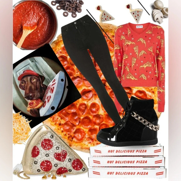 Wildfox Pizza Sweatshirt size medium - Picture 10 of 10